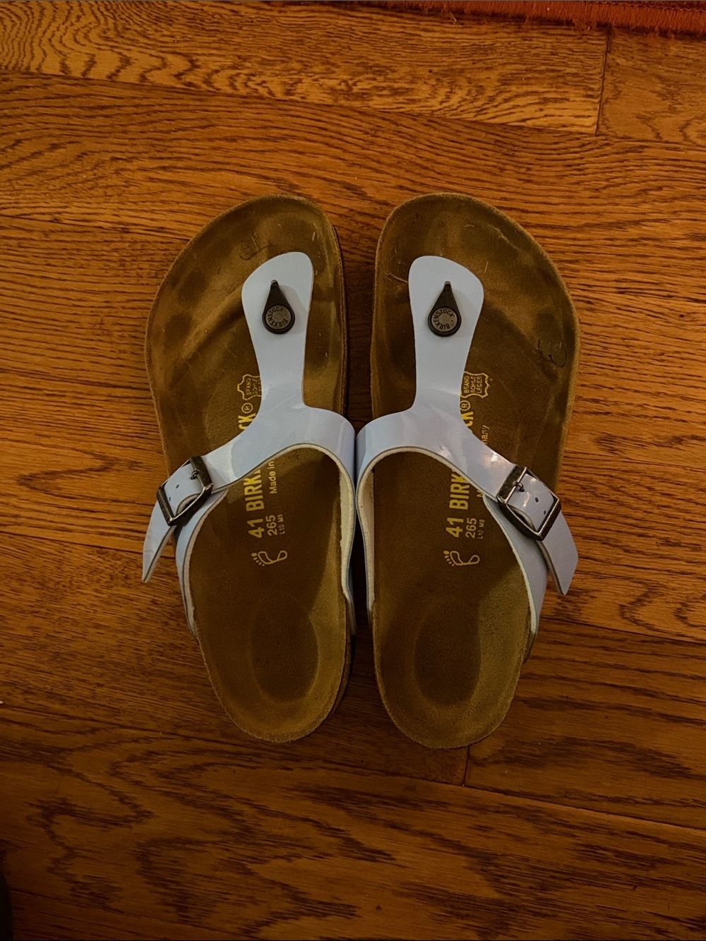 Birkenstock Woman’s Size 41 Sandals in Light Blue